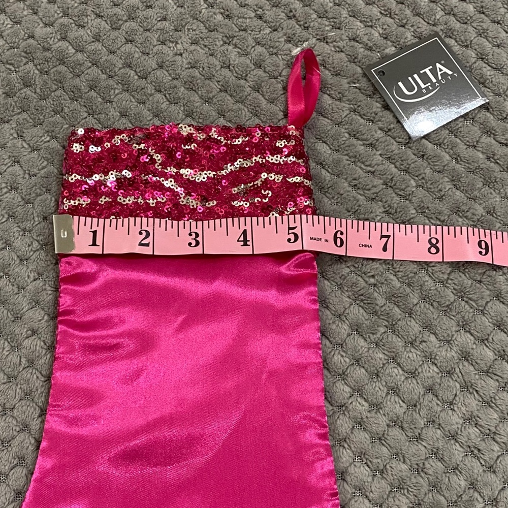 Pink Sequin Stocking - Picture 5 of 6